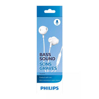 Auriculares Con Microfono Philips Taue101 Aux 1.2m Blanco®