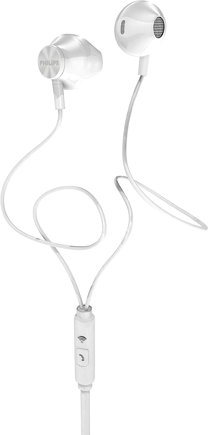 Auriculares Con Microfono Philips Taue101 Aux 1.2m Blanco®