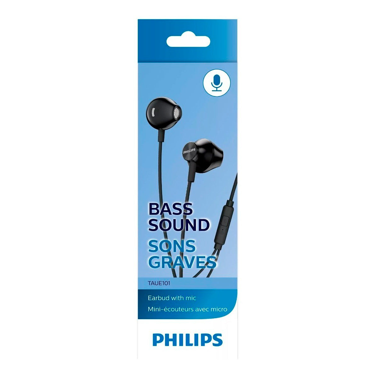 Auriculares Con Microfono Philips Taue101 Aux 1.2m Pro®