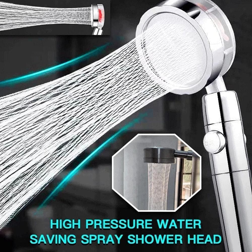 Duchero Cabezal Rotación 360° Ventilador Alta Presión Turbo®