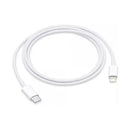 Cable Usb-c 2.0 Apple Blanco Con Entrada Usb Tipo C Salida Lightning 1 Metro