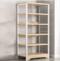 Estantería De Metal Y Madera 5 Estantes 48x30x159cm Blanca®