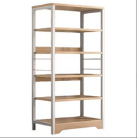 Estantería De Metal Y Madera 5 Estantes 48x30x159cm Blanca®