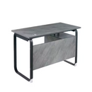Escritorio Mdf Y Metal 2 Cajones 120x60x75cm Gris®