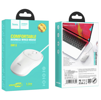 Mouse Ratón Con Cable 1,5m Gm13 Esteem Blanco Practico®