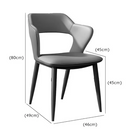 Silla De Comedor Recepción Tapizada 4 Patas Calidad Premium Azul®