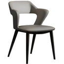 Silla De Comedor Recepción Tapizada 4 Patas Calidad Premium gris®