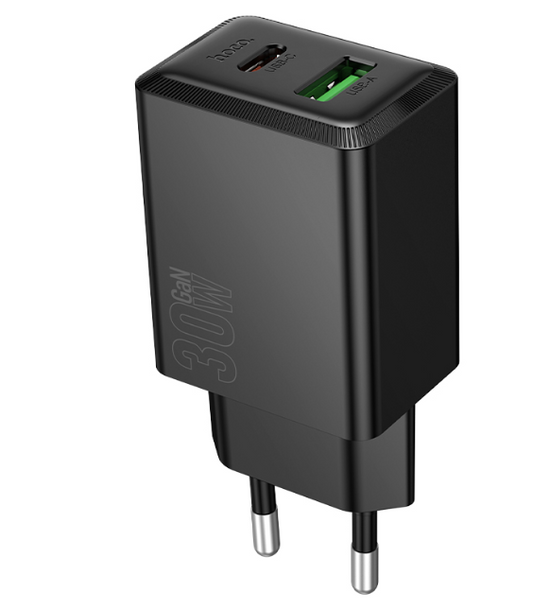 Cargador Rápido De Doble Puerto 30w Hoco®