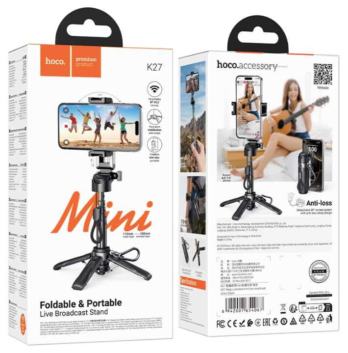 Soporte Para Celular K27 Magic Mini Estilo Tripode 3en1®