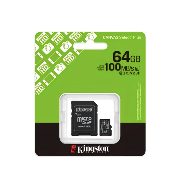 Tarjeta De Memoria Micro Sd Kingston Canvas Select 64gb®