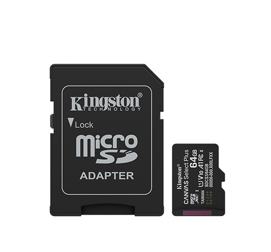 Tarjeta De Memoria Micro Sd Kingston Canvas Select 64gb®