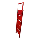 Escalera Metálica Roja Tijera 5 Escalones 155cm 150kg®
