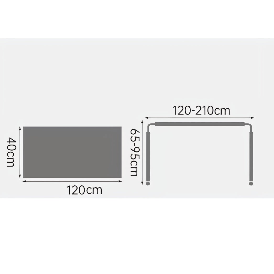 Mesa Auxiliar Desayunador Notebook Regulable Cama C/ruedas®