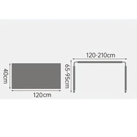 Mesa Auxiliar Desayunador Notebook Regulable Cama C/ruedas®