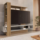 Rack Tv Minimalista Centro De Entretenimiento Miel Y Arena®