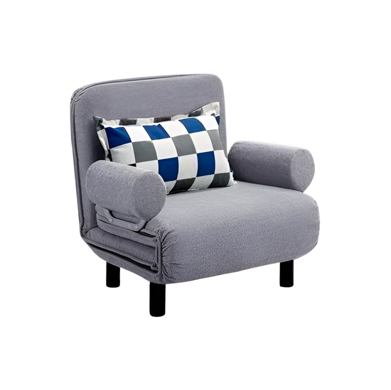 Sofá Cama 1 Cuerpo Reclinable Gris®