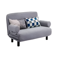 Sofá Cama 2 Cuerpos Reclinable Posa Brazos Color Gris®