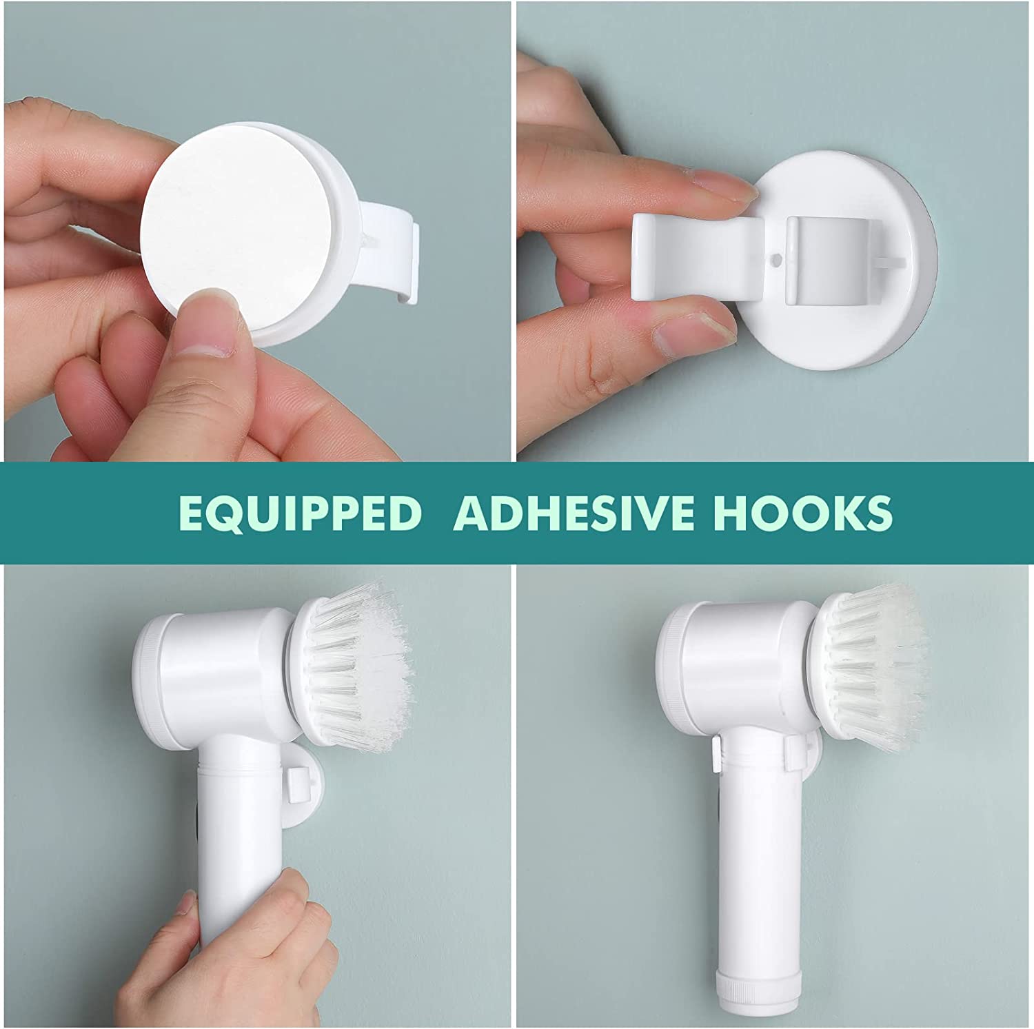 Cepillo Giratorio Limpieza Inalámbrico Baño Hongos 3 En 1 M®