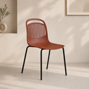 Silla De Comedor Minimalista Polipropileno/hierro Terracota®