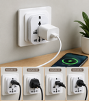 Adaptador De Enchufe Treqa Viaje Con Seguridad Para Niños®
