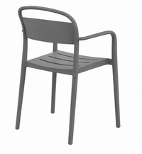 Silla De Comedor O Exterior De Propileno Resistente Gris®