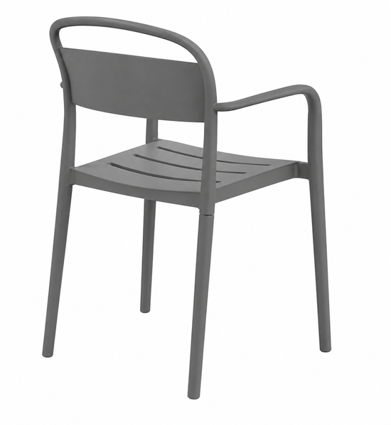 Silla De Comedor O Exterior De Propileno Resistente Gris®