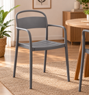 Silla De Comedor O Exterior De Propileno Resistente Gris®