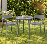 Silla De Comedor O Exterior De Propileno Resistente Gris®