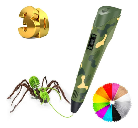 Lápiz 3d Impresión Para Niños Estilo Camuflado Diversión®