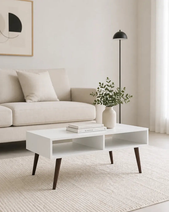 Mesa Ratona para Living Linea Retro Premium MDP Resistente®