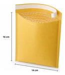 Pack 20 Bolsas Burbuja Protectoras Papel Kraft Con Adhesivo®