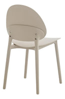Silla Comedor/exterior Milky Tea Mate Polipropileno Premium®