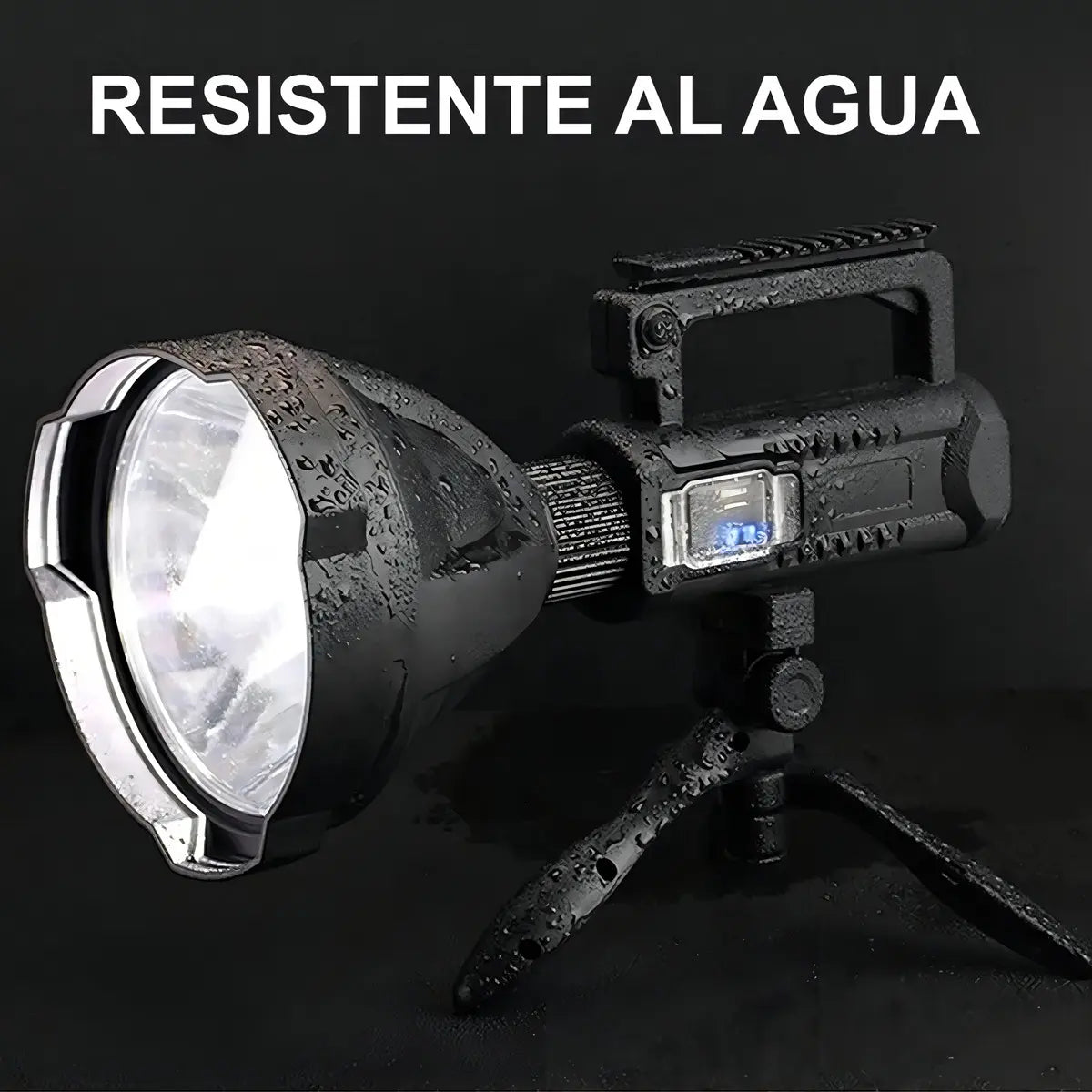Linterna Táctica Onlineclub Recargable 800 Lúmenes Led 4 modos