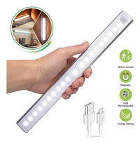 Luz Cálida Inalámbrica Sensor De Movimiento 50cm Recargable®