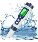 Medidor digital profesional de calidad del agua 5 en 1 PH®