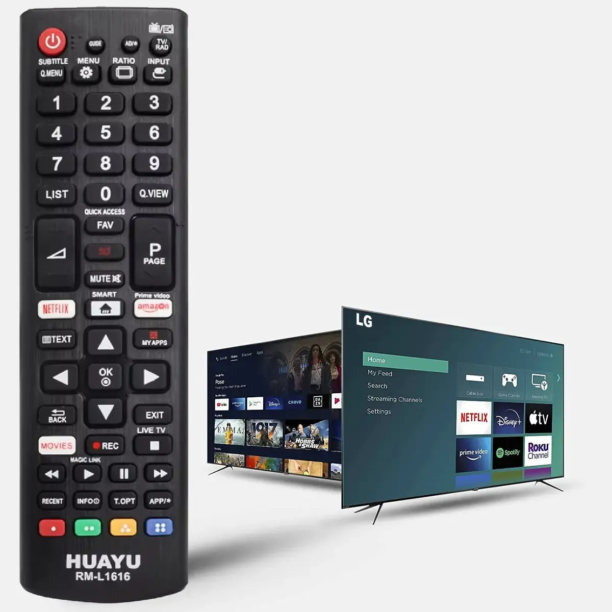 Control Remoto Universal Para Tv Rm-l1616 Negro Calidad®