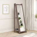 Espejo Moderno con Borde para Living Dormitorio+2 Estantes®