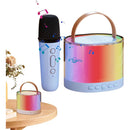 Mini Parlante Inalámbrico Luz Rgb Karaoke Con Micrófono Usb®