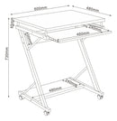 Escritorio Practico Y Compacto Con Ruedas De Metal Y Mdf®