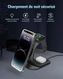 Cargador Inalámbrico Magsafe Magnético Para iPhone 3 En 1®