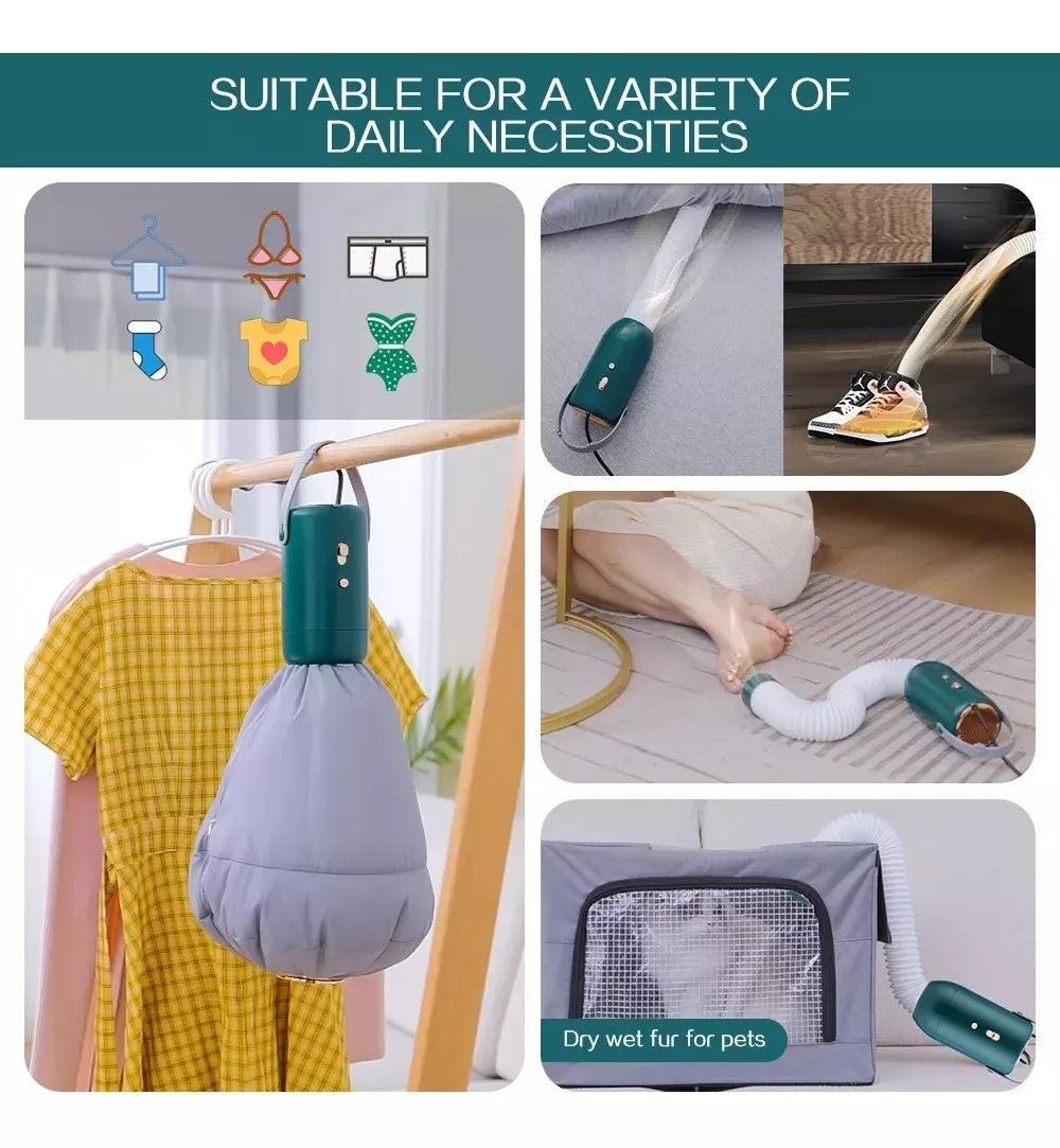 Secaropa Profesional Colgante De Bolsa, Secado Rápido 400w®
