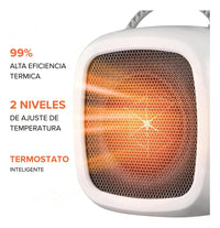 Calefactor Cerámico Portátil Ideal Escritorio Silencioso®