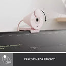 Logitech Webcam Brio 300 Usb-c 2mp/30fps 1080p Color Rosa
