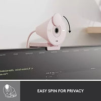 Logitech Webcam Brio 300 Usb-c 2mp/30fps 1080p Color Rosa
