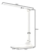 Lampara Luz Led Escritorio Mesa Táctil Plegable 3 Modos®