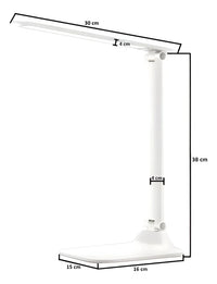 Lampara Luz Led Escritorio Mesa Táctil Plegable 3 Modos®