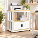 Organizador de cocina auxiliar MDF y metal 2 puertas