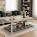 Mesa Ratona 2 Niveles Nórdica Rectangular Madera Y Acero®