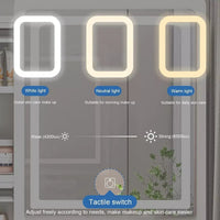 Tocador/Escritorio de 4 cajones con espejo con luz led y Taburete para niños®