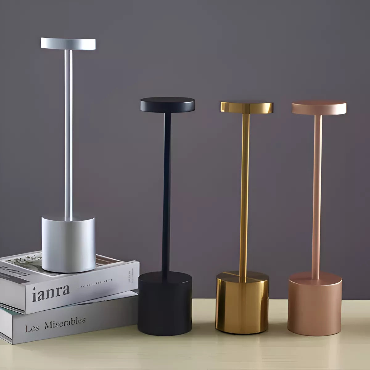 Lampara Para Escritorio Led Regulable Al Tacto Inalámbrica®